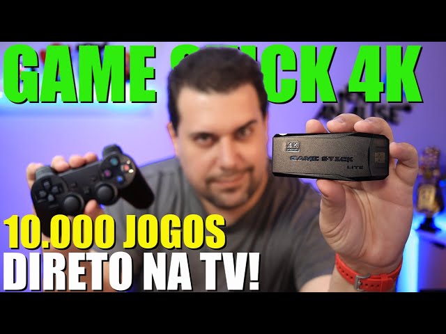 XUXL Consoles de Videogame, 4K 2,4G Wireless 10.000 jogos 32/64GB Retro  Classic Gaming Gamepads Controlador da família de TV para PS1/GBA/MD