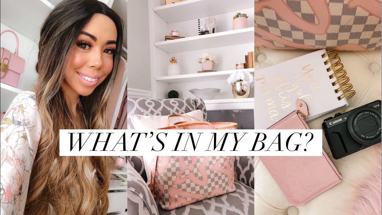 What's in my Bag / Purse, LV Pochette Cancun Bag 