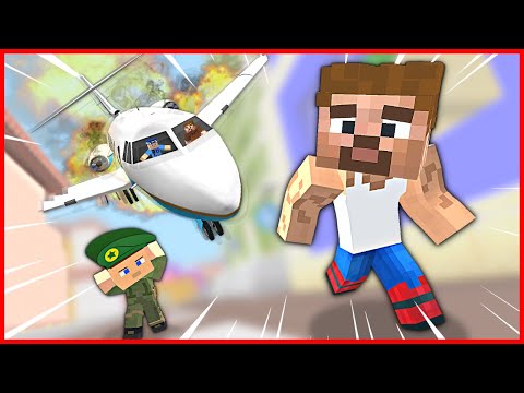 TƏYYARƏ ARDA DÜŞÜR! 😱 - Minecraft