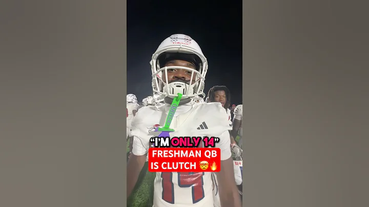 He SAVED THE DAY. Young QB is a BALLER 😤🎯 #shorts