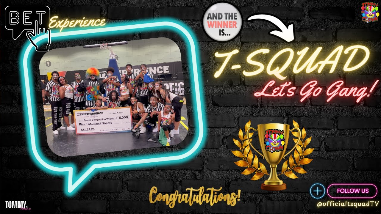 🏆 And The Winner Is T-Squad❗️🙌🏾 Thanks  BET For This Great Experience❗️S/O 2 The Bay & LA Teams❗️🤩