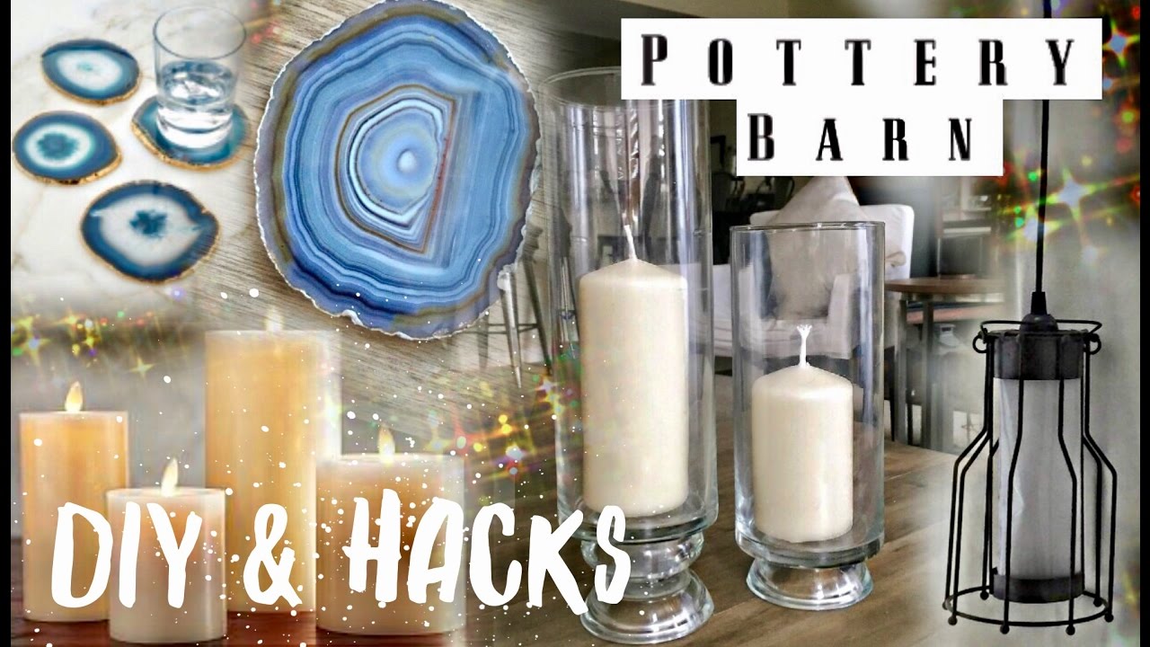 DIY Pottery Barn Inspired Living Room Decor BeeisforBudget YouTube