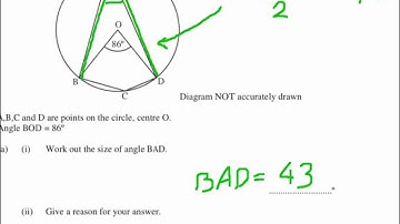 Circle Theorems 12/22 - Example GCSE Question 10
