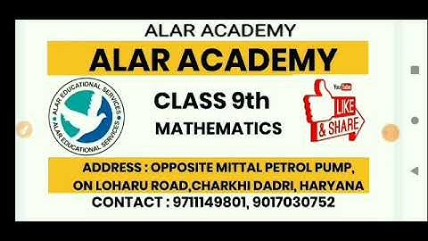 Alar Academy : CLASS  9TH|MATHS | CH 4 | LINEAR EQUATIONS IN TWO VARIABLES  | EXERCISE  4.3 | PART5