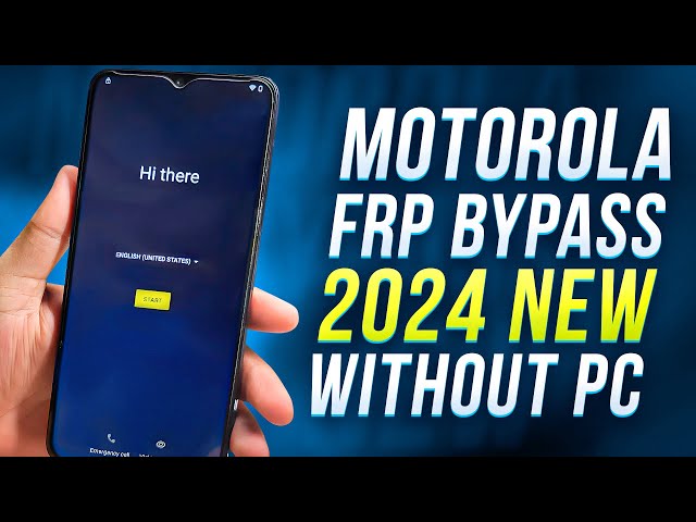 2024 NEW: Motorola FRP Bypass Android 13 Without Computer [No Talkback/ No Maps] 100% Worked class=