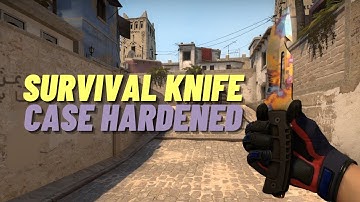 ★ Survival Knife Case Hardened | CSGO Skin Showcase