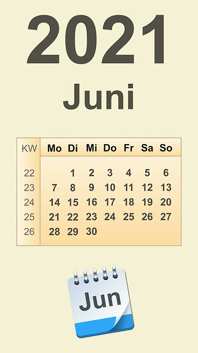 Kalender Juni 2021