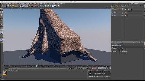 Lifting A Cloth Off from an Object in Cinema 4D R16 Tutorial