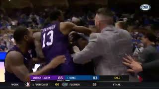 Stephen F Austin Snaps Duke's 150 Game Non-Conference Home Winning Streak (Celine a Scene)