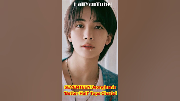 🚀 SEVENTEEN Jeonghan's 'Better Half' Tops Charts! 🌟  #shorts