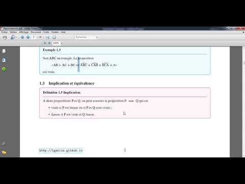 Cours1| Maths Sup : Elements de Logique