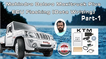 Mahindra Bolero ECU 17C55 Flashing by KTM Bench