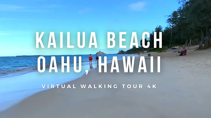 🏖️Kailua Beach Walk. Oahu, Hawaii, DJI OSMO 4K #kailua #hawaiiwalk #hawaii