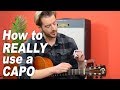 How to use a capo (and why you NEED to get one!)