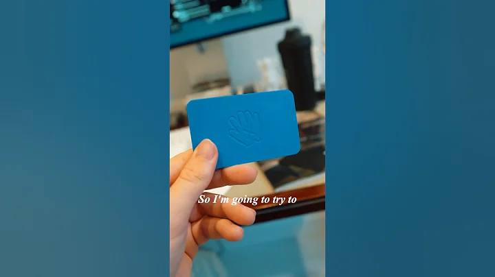 I 3D printed custom business cards#3dprinting #businesscards