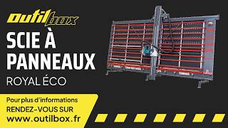 Scie À Panneaux Verticale Bois Royal Eco Vpe 1325 230V