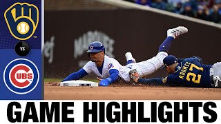Brewers vs. Cubs Game Highlights (4/7/22) | MLB Highlights
