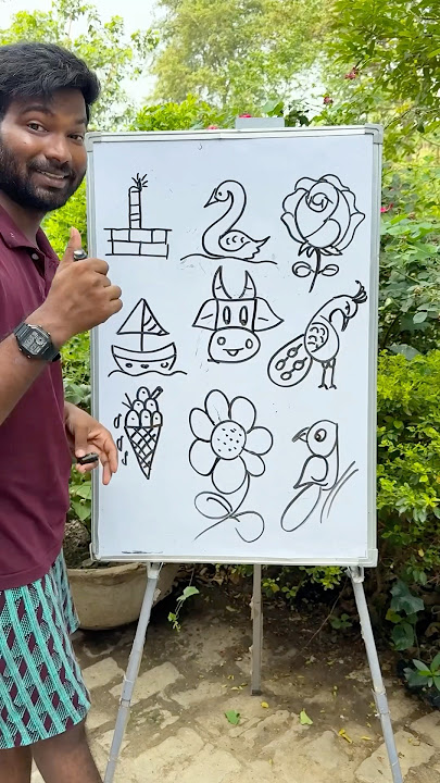 How to draw a number drawings easy drawing?