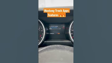 Mustang Track Apps Features 🔥 #mustang #shorts #howto