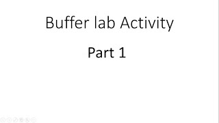 Buffer Lab activity video pt  1 Profile