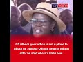 CS Mbadi just because you've power don't abuse and insult us ~ Winnie Odinga roars