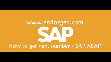 How to get next number | SAP ABAP