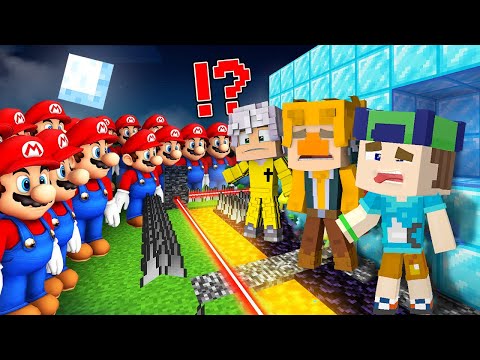 მარიოს შემოტევა ჩვენს სახლში მაინკრაფტში!