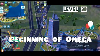 Celebrity Level 30 | Unlocking Omega in SimCity buildit||The beginning of future Net Worth