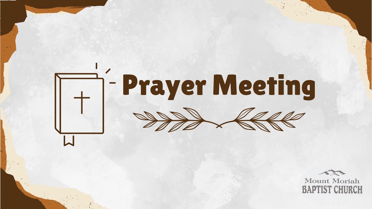 Prayer Meeting | 6/10/26
