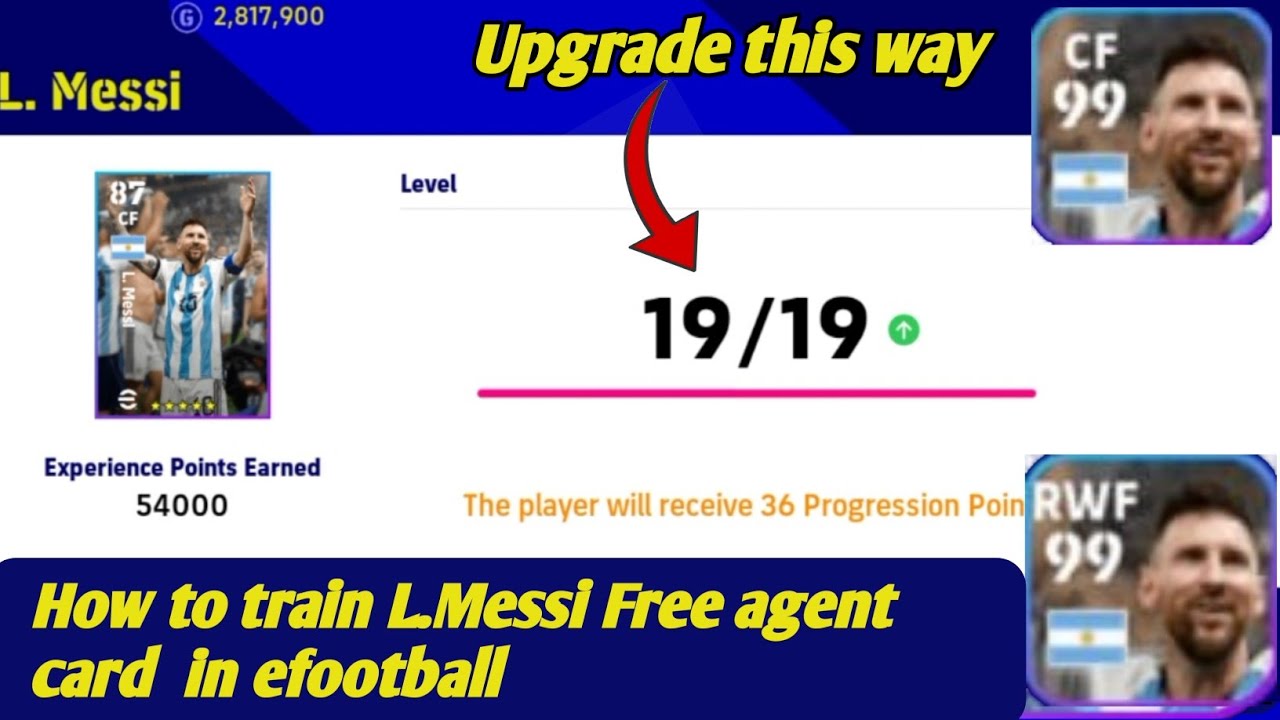 How to train L.Messi shinning star card in efootball! How to Max Messi