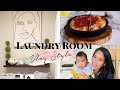 A Day In My Life - Pantry Haul, Laundry Room Makeover - MissLizHeart