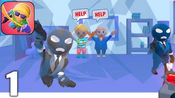 Shoot Them All - Gameplay Walkthrough Part 1 Levels 1-20 (Android & iOS)