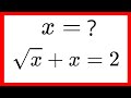 Solve for x. Is it possible?