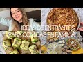 IDEAS DE ENTRANTES SALUDABLES PARA COMPARTIR I Comida en familia, muchas recetas, picapica saludable