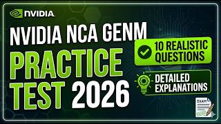 Nvidia NCA GENM Practice Test 2026 | 10 Realistic Exam Questions + Detailed Explanations