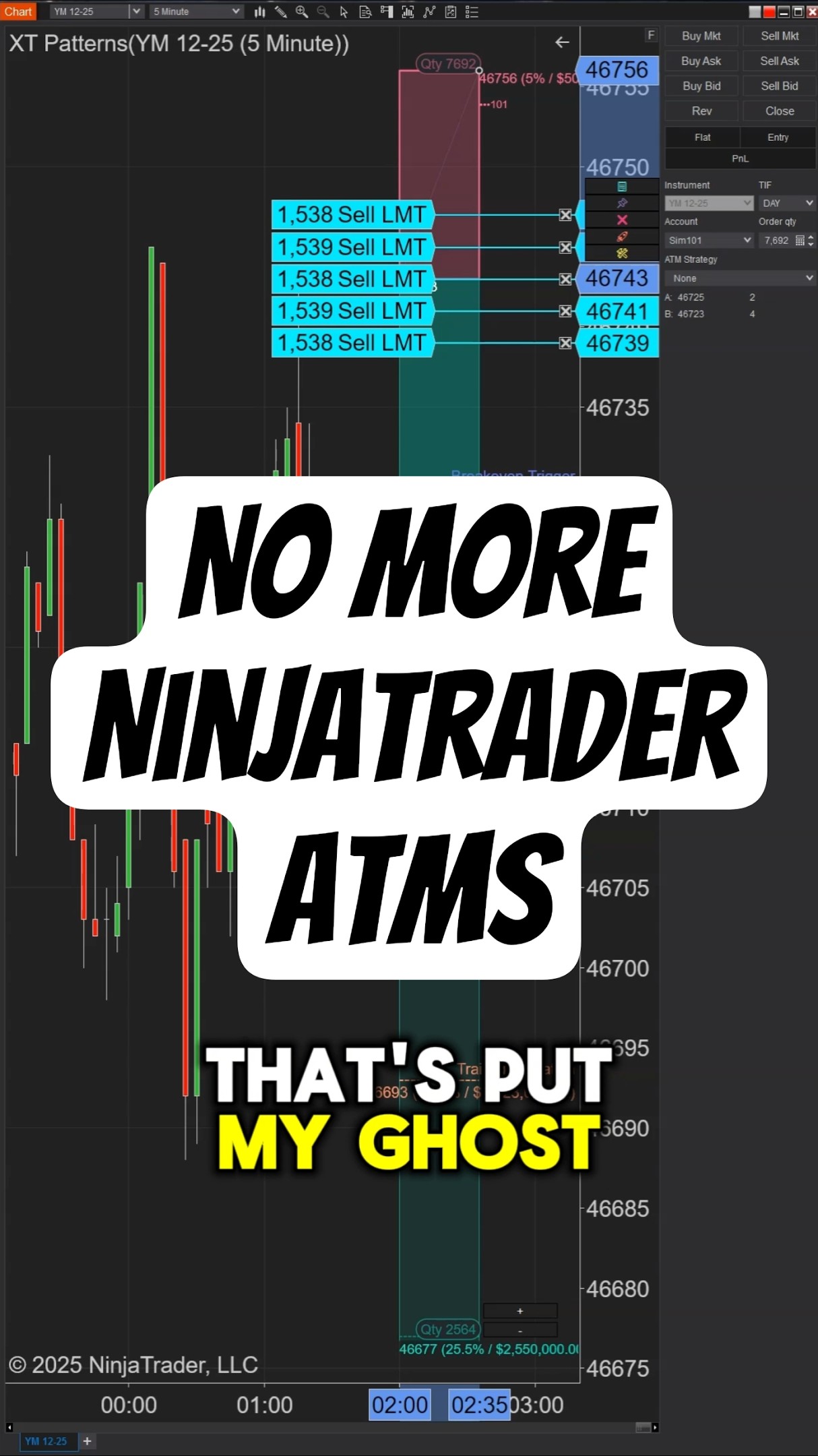 NinjaTrader 8 Limit Orders: Precision Entries with the XABCD