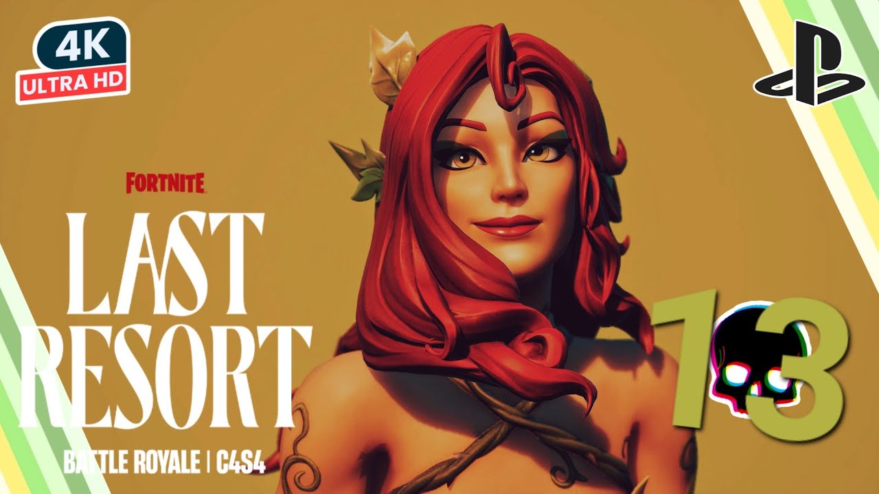 FORTNITE Battle Royale NEW Chapter 4 Season 4 POISON IVY Skin Showcase PS5 Gameplay 4K HDR 60 FPS