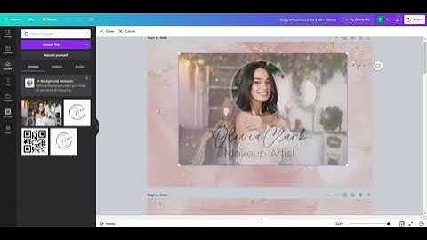 How to upload your photo to Canva Business Card