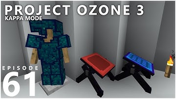 Project Ozone 3 Kappa Mode - HIGH-TECH BENCH [E61] (Modded Minecraft Sky Block)