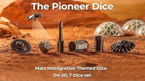 Now on Kickstarter: The Pioneer Dice, The World