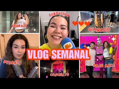 VLOG | Mi primer vídeo, compro la dyson del aldi, concierto, gym, eurovisión y más | Almu Lizana
