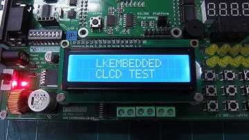 Xilinx FPGA Sprtan6 트레이닝보드 TLCD 구동 동영상