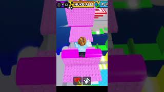 bacon play TROLL GYM/BOUNCE Tower pt29 😱 #roblox #gaming #shorts