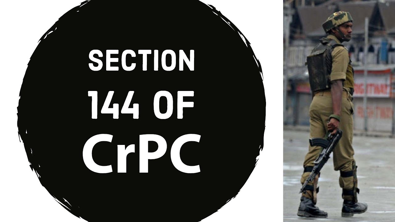 write an application under section 144 crpc