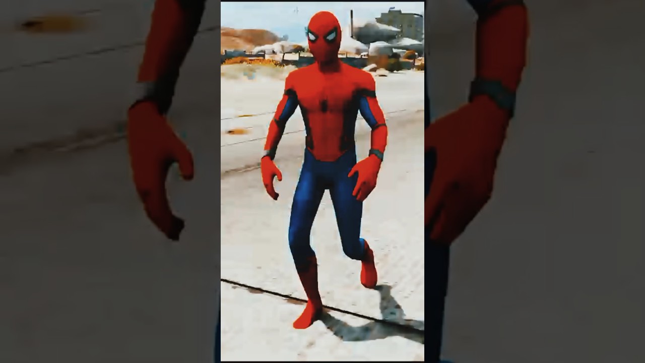 Spider-Man makes venom smaller in GTA V 