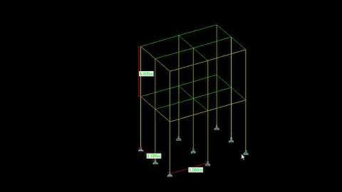Staad Pro for beginners (episode 6). How to model a frame (method 3).