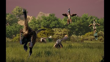 Deinonychus pack hunt (music) -- Path of titans