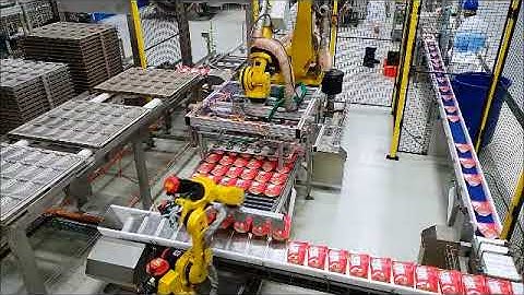 Robotised pouch loading / unloading