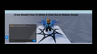 [FREE MODEL] How To Make A Chat Gui With Tag In Roblox Studio