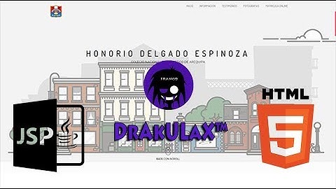 Pagina Web Colegio - Usando HTML 5 - CSS - PROGRAMADO EN JSP Netbeans 8.2